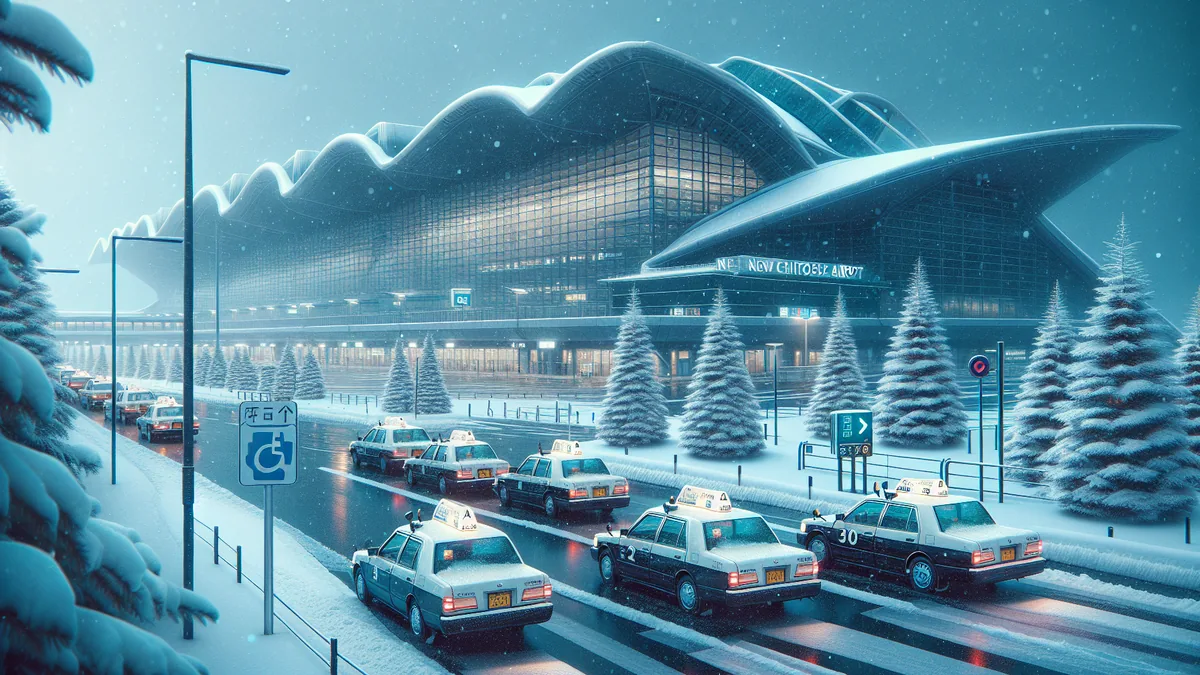 Taxi at New Chitose Airport