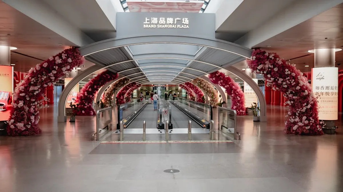 Taxi at Shanghai Pudong International Airport