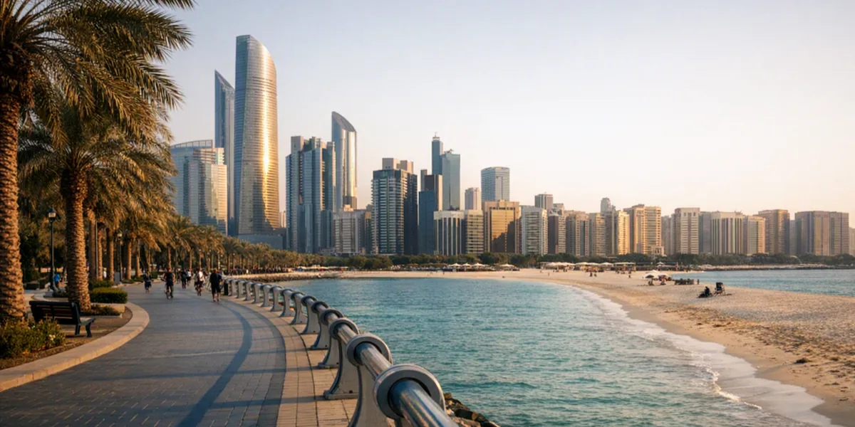 Abu Dhabi Corniche, Abu Dhabi - destination from Abu Dhabi International Airport