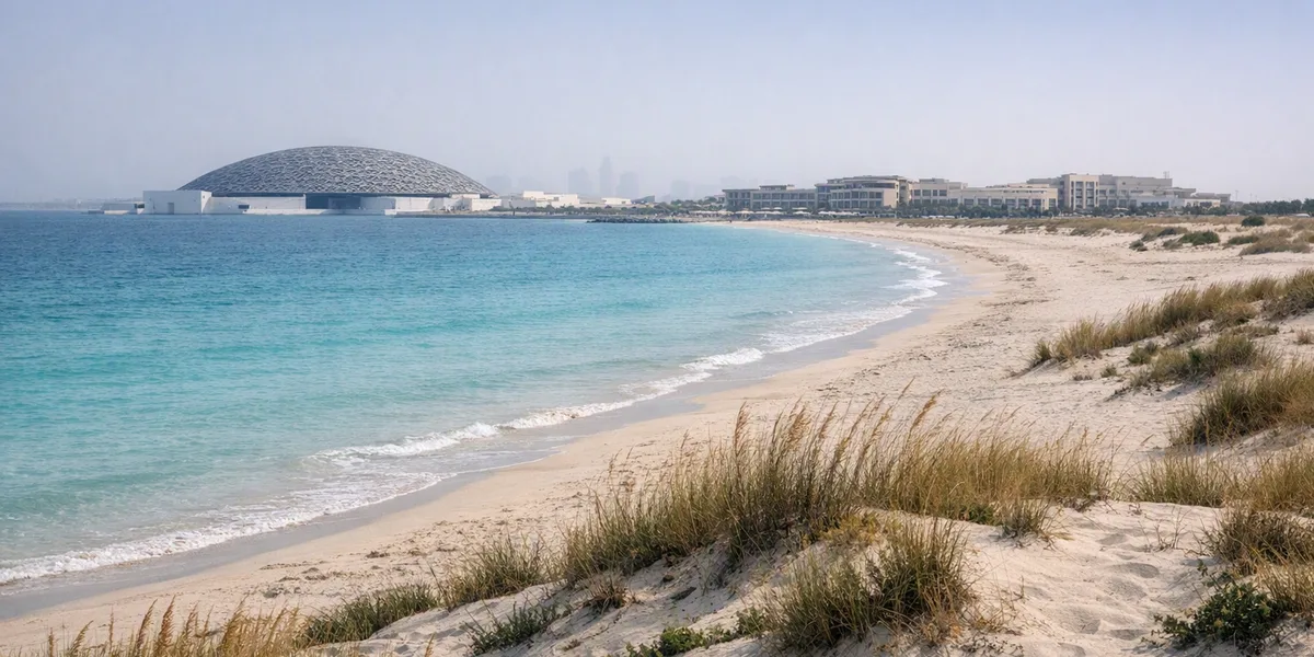 Saadiyat Island, Abu Dhabi - destination from Abu Dhabi International Airport