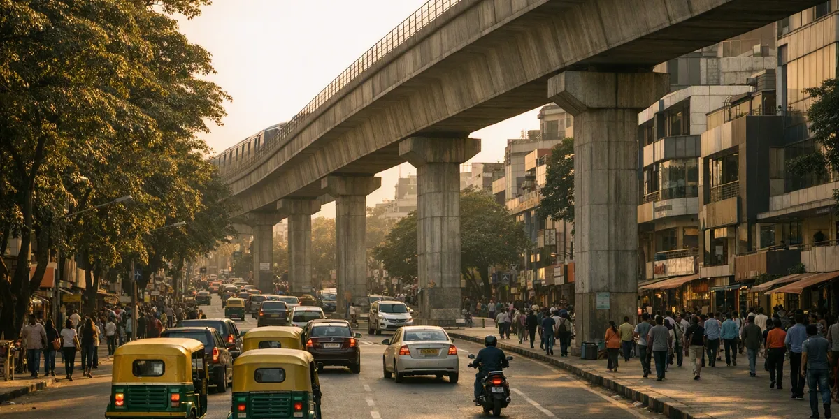 MG Road / Brigade Road, Bangalore - destination from Bangalore Kempegowda International Airport