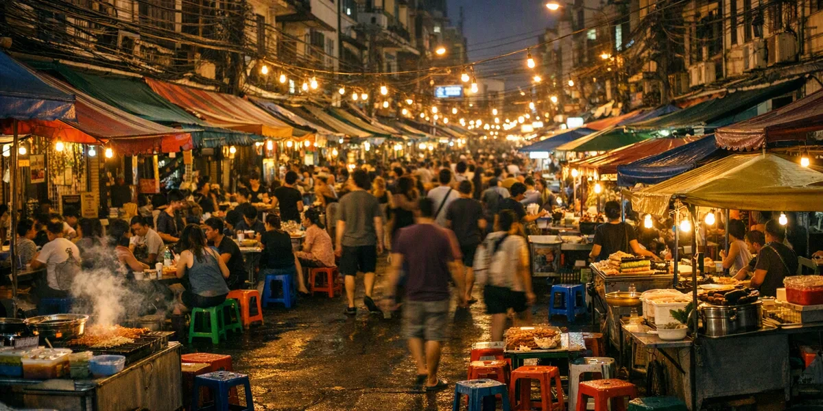 Khao San Road, Bangkok - destination from Bangkok Suvarnabhumi Airport