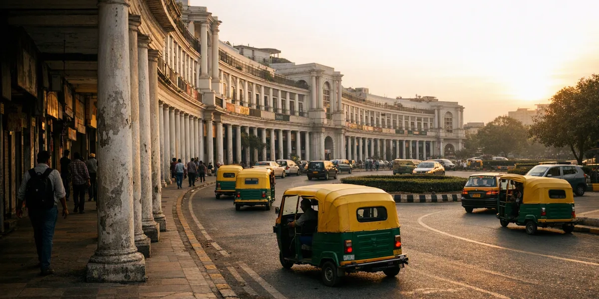 Connaught Place, Delhi - destination from Delhi Indira Gandhi International Airport