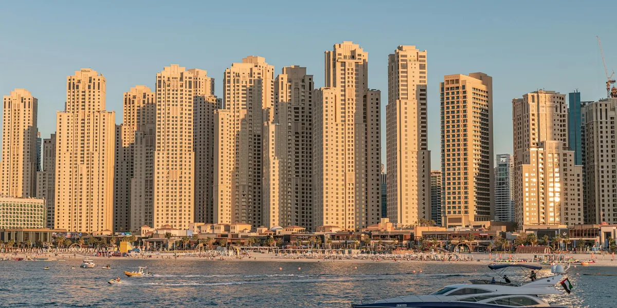 JBR (Jumeirah Beach Residence), Dubai — destination from Dubai International Airport
