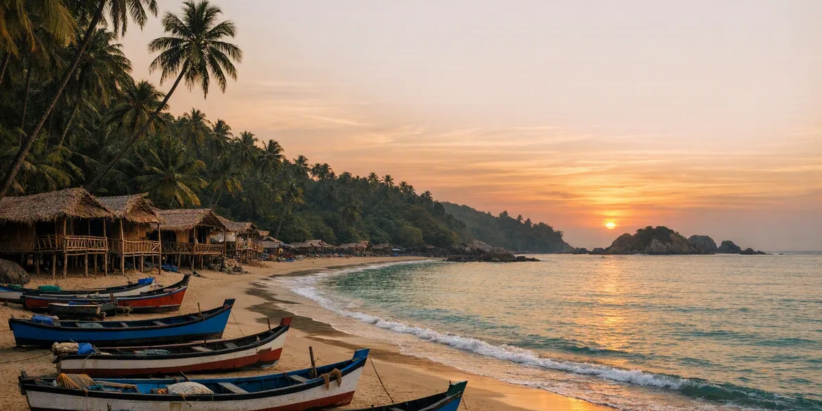 Palolem Beach, Goa - destination from Goa Dabolim International Airport