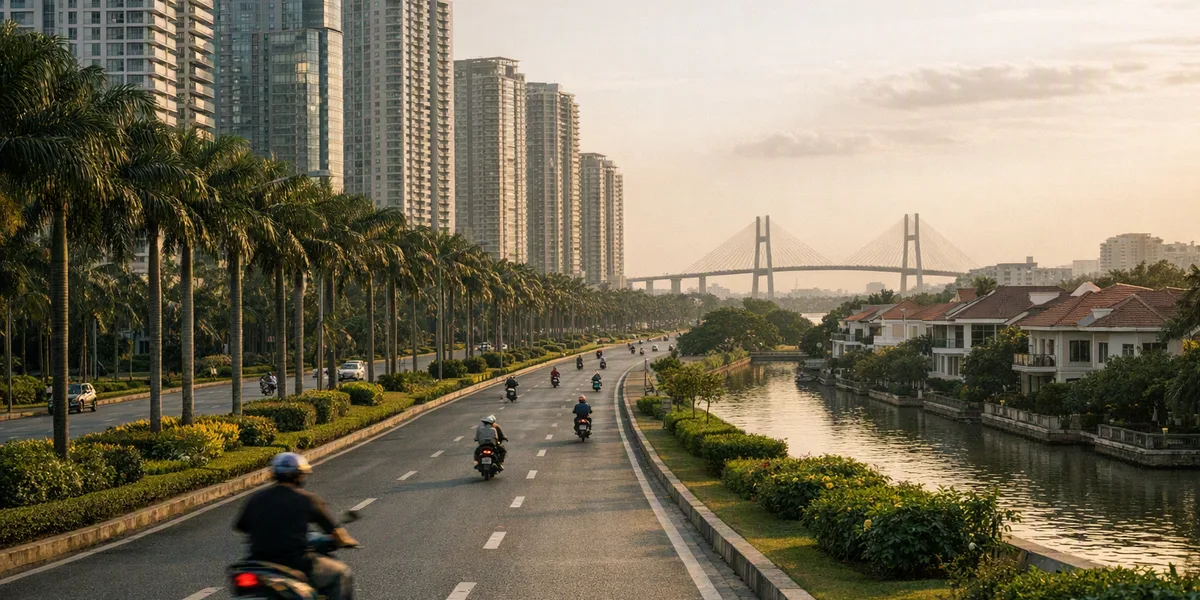 District 7 / Phu My Hung, Ho Chi Minh City - destination from Ho Chi Minh City Tan Son Nhat Airport