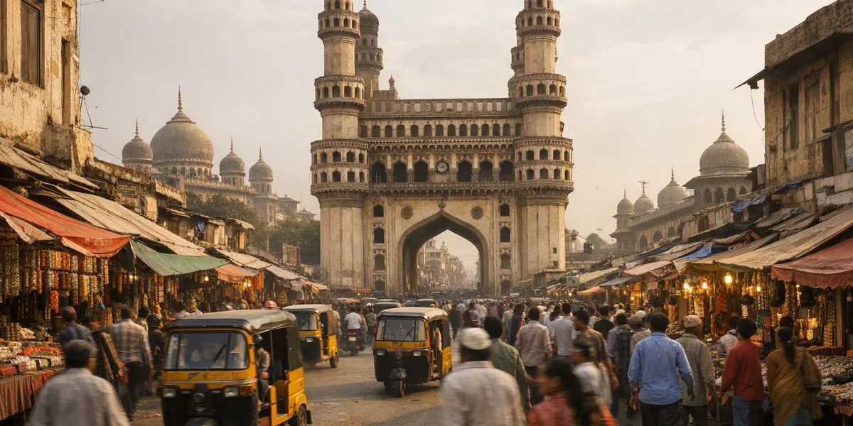 Hyderabad City Center / Banjara Hills, Hyderabad - destination from Rajiv Gandhi International Airport