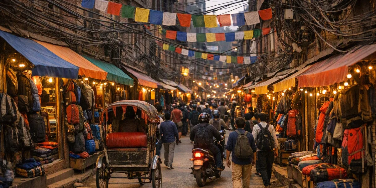 Thamel, Kathmandu - destination from Kathmandu Tribhuvan International Airport