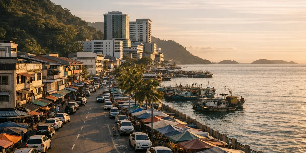 KK City Center / Waterfront, Kota Kinabalu - destination from Kota Kinabalu International Airport