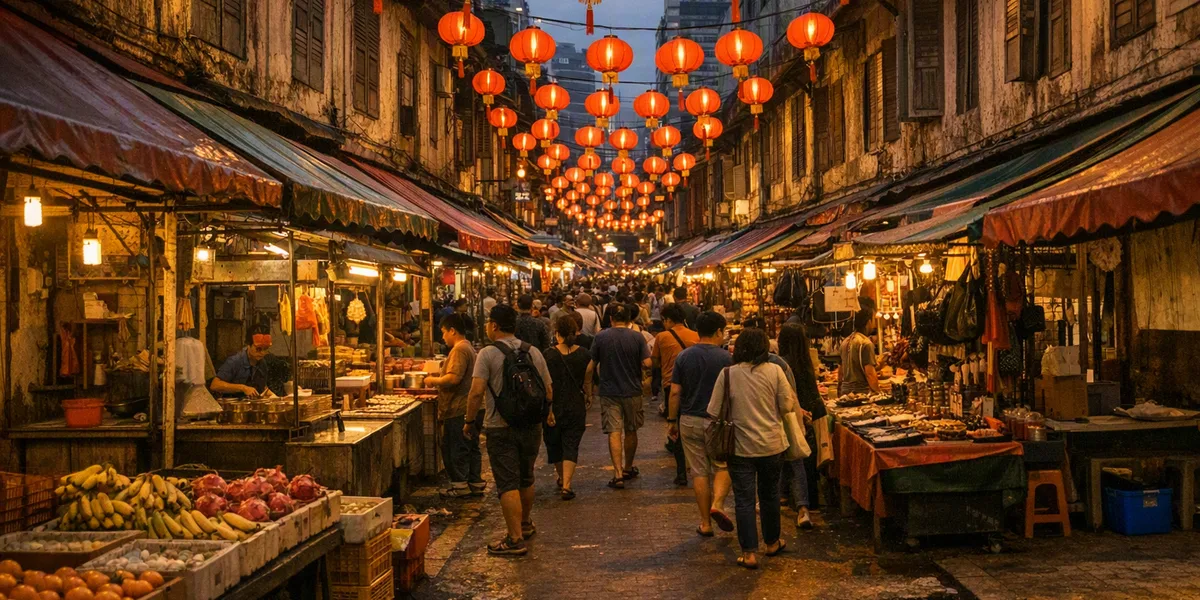 Chinatown / Petaling Street, Kuala Lumpur - destination from Kuala Lumpur International Airport