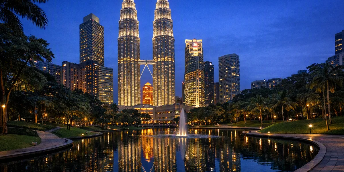 KLCC / Petronas Towers, Kuala Lumpur - destination from Kuala Lumpur International Airport