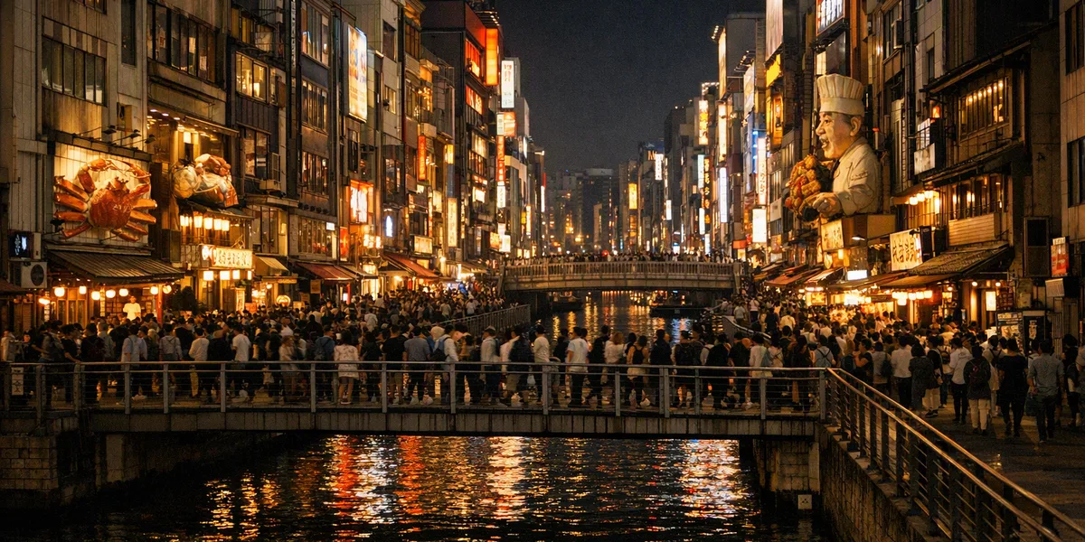 Namba, Osaka - destination from Osaka Kansai International Airport