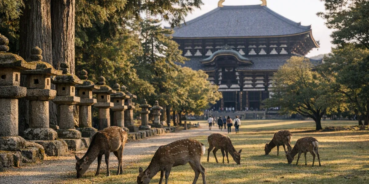 Nara, Osaka - destination from Osaka Kansai International Airport