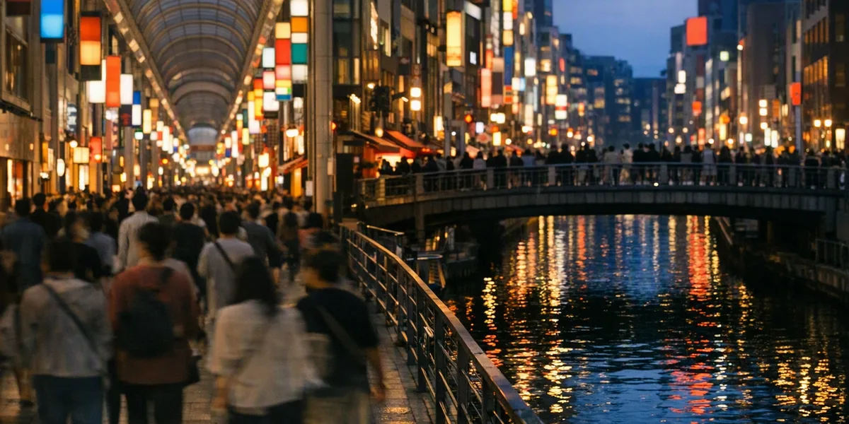 Shinsaibashi, Osaka - destination from Osaka Kansai International Airport