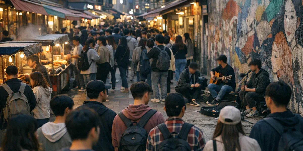 Hongdae, Seoul - destination from Seoul Incheon International Airport