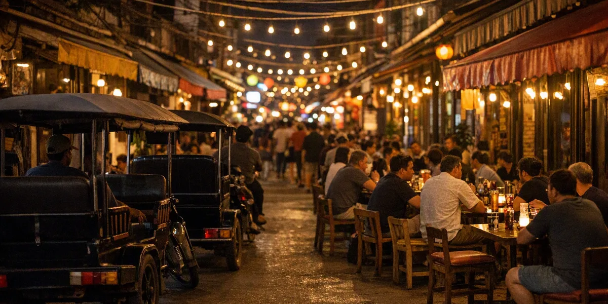 Pub Street / City Center, Siem Reap - destination from Siem Reap International Airport