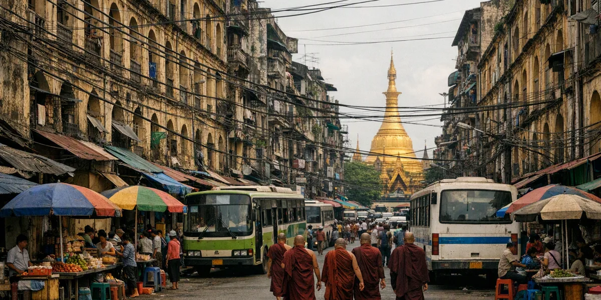 Downtown Yangon, Yangon - destination from Yangon International Airport