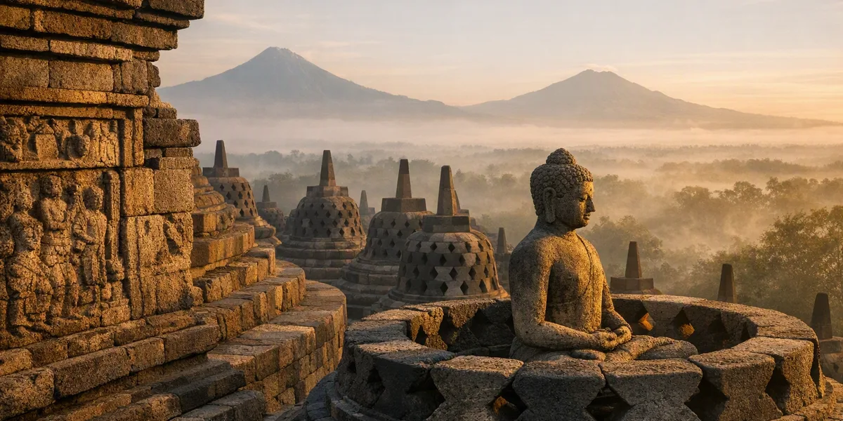 Borobudur Temple, Yogyakarta - destination from Yogyakarta International Airport